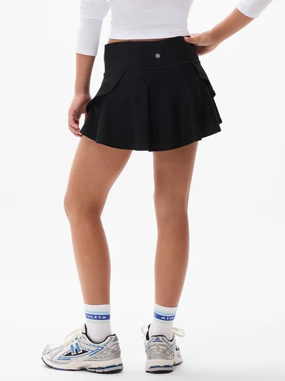 Athleta Black Performance Skort with Inner Shorts
